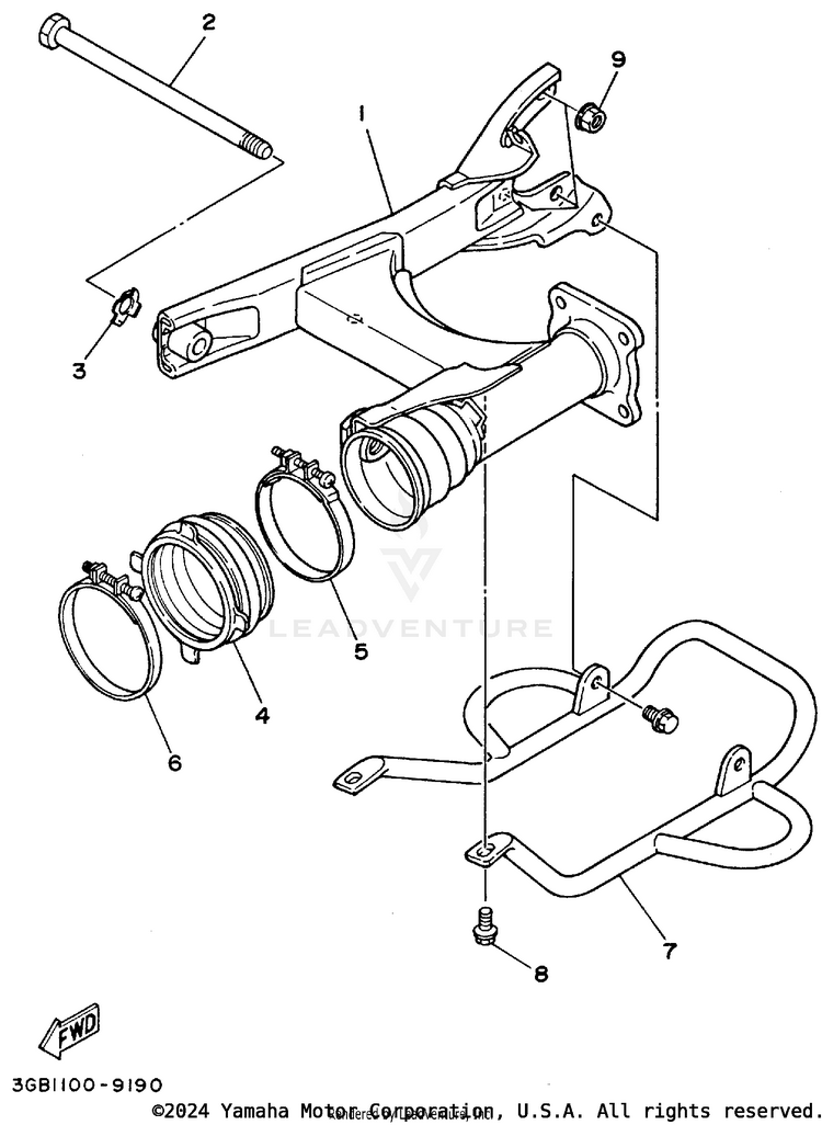 Rear Arm Schematic