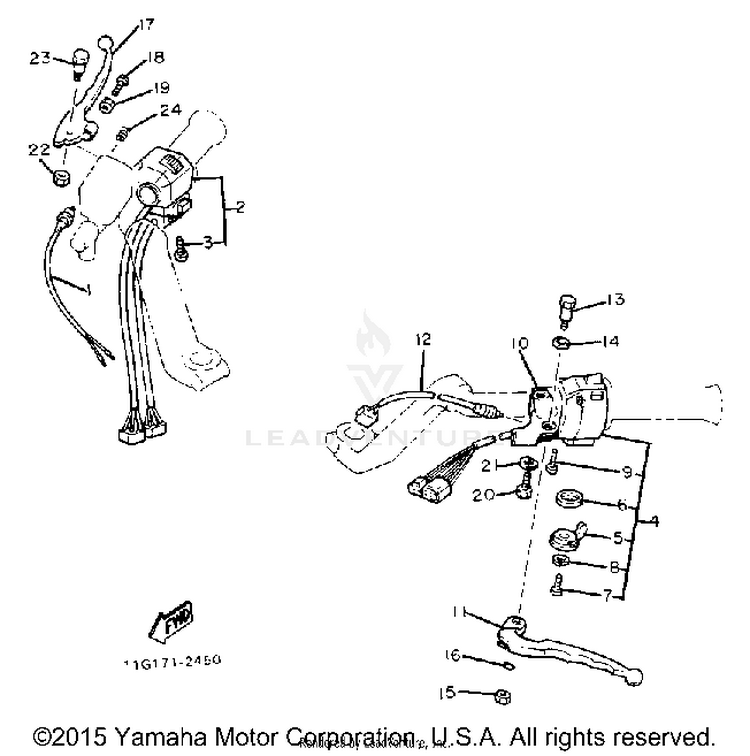 Handle Switch Lever Schematic