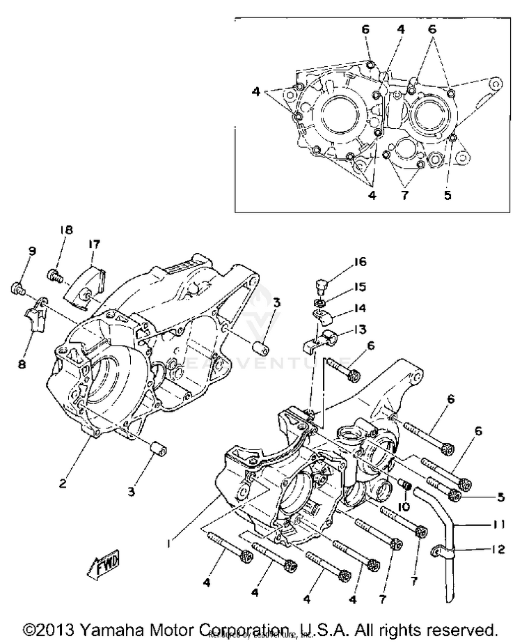Crankcase Schematic
