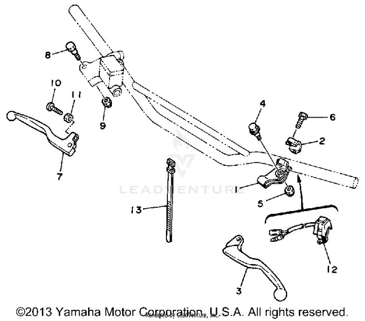 Handle Switch Lever Schematic