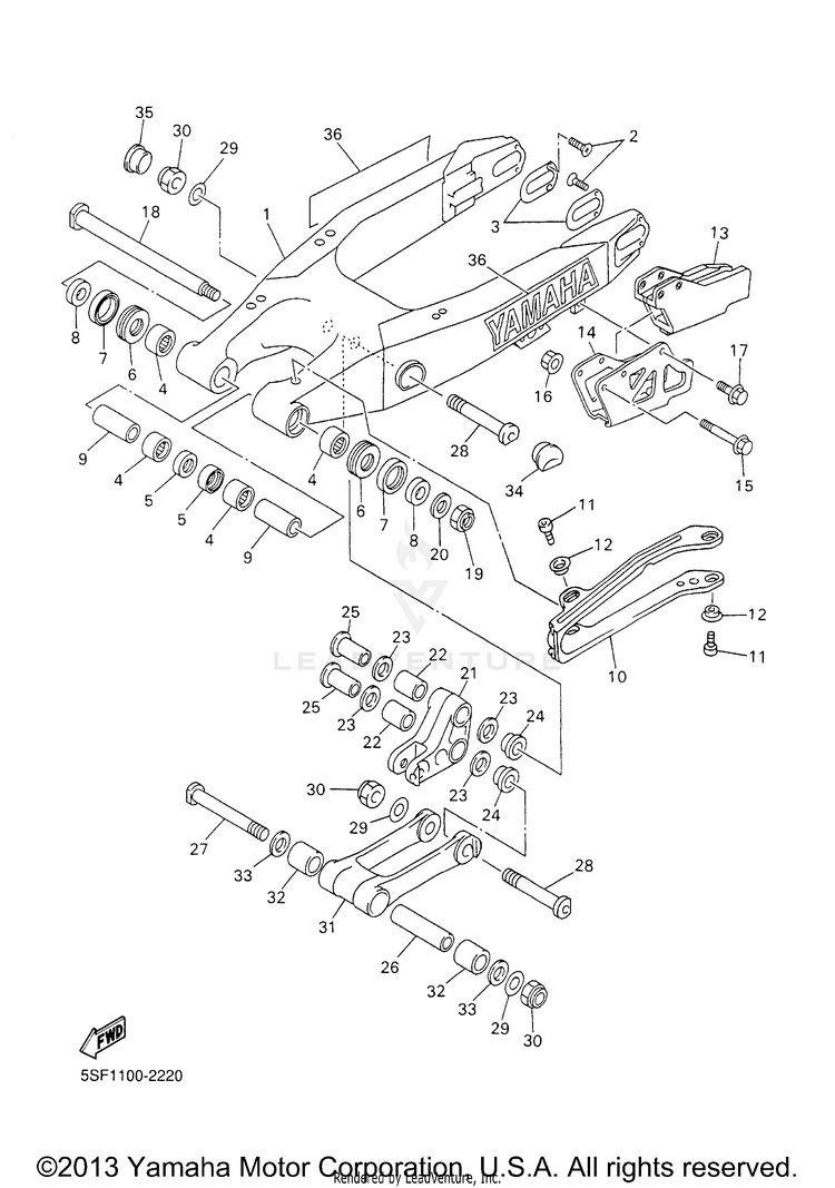 Rear Arm Schematic