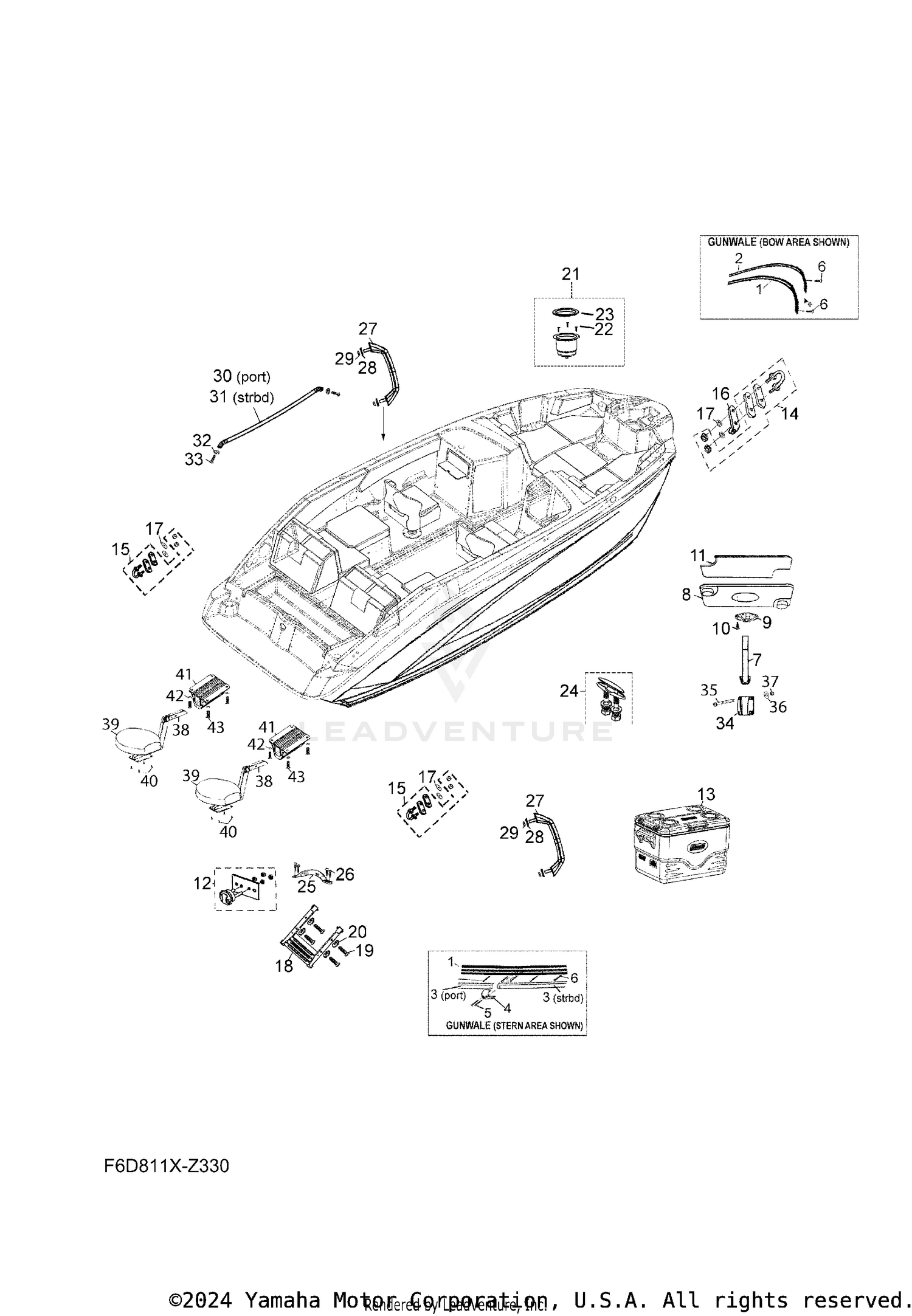 HULL DECK FITTINGS