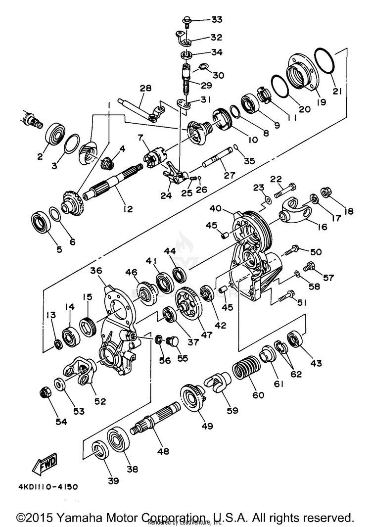 Middle Drive Gear Schematic