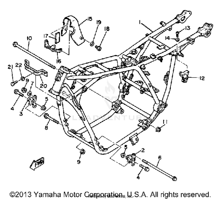 Frame XS1100SH - 1981 Schematic