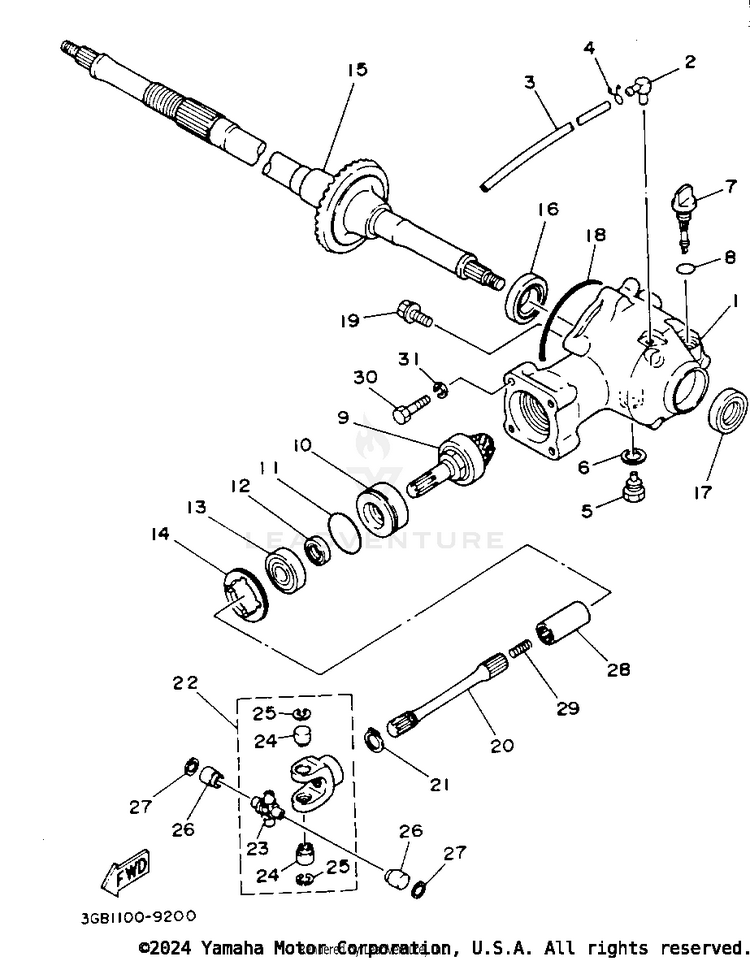 Drive Shaft Schematic