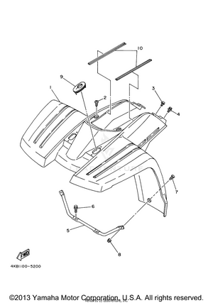 Front Fender Schematic