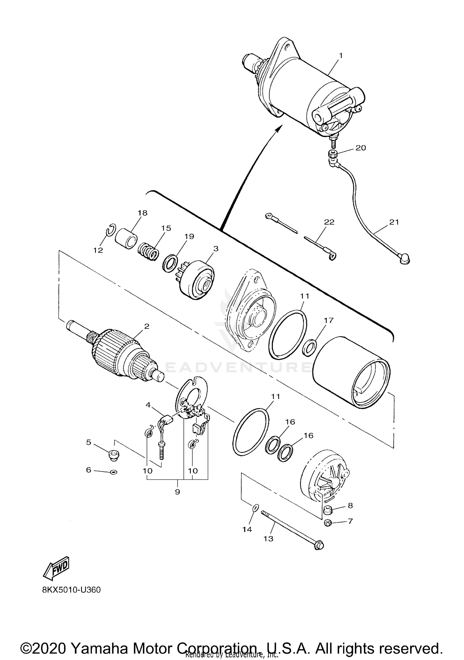 STARTING MOTOR