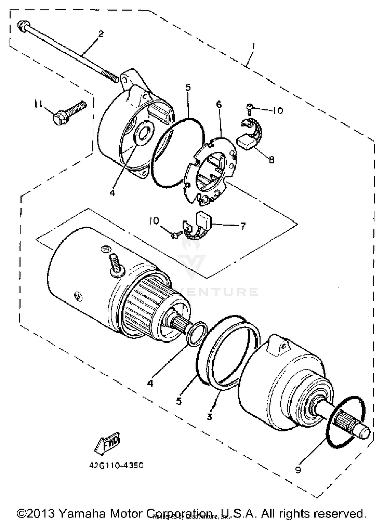 Starting Motor Schematic