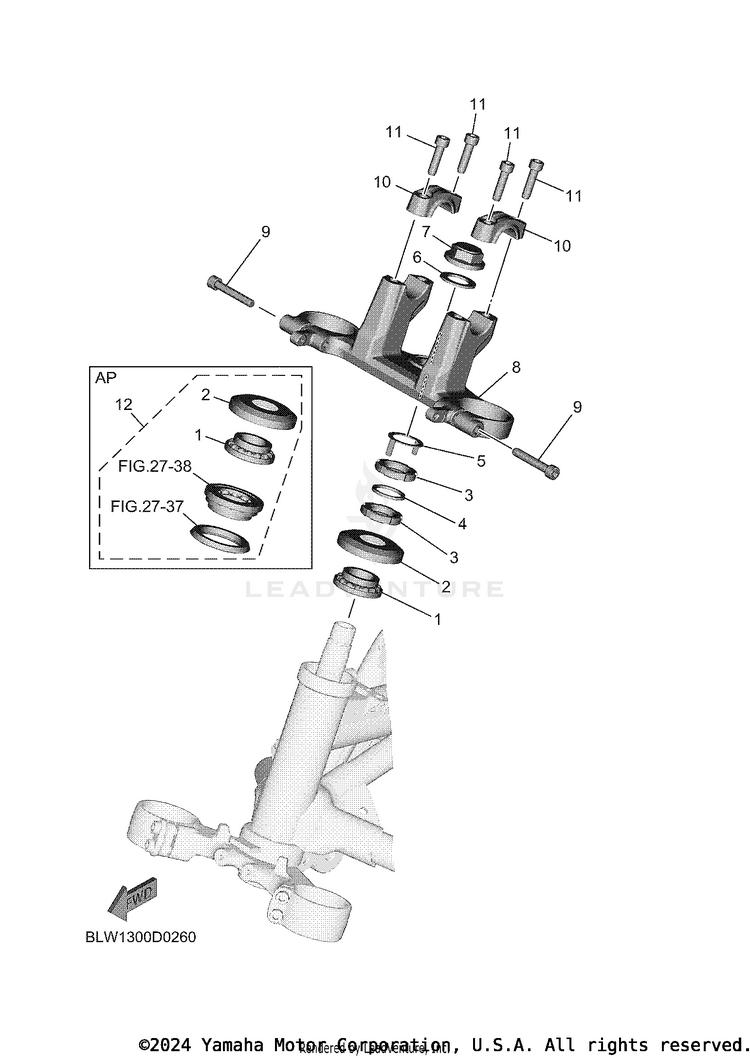 Steering MT07 - MT07TCB - 2026 Schematic