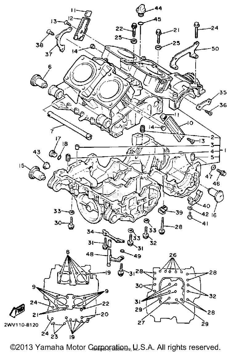 Crankcase Schematic