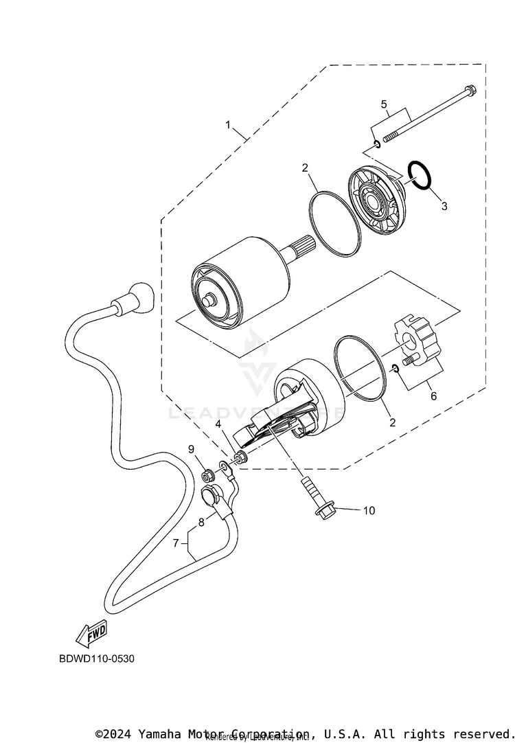 Starting Motor Schematic