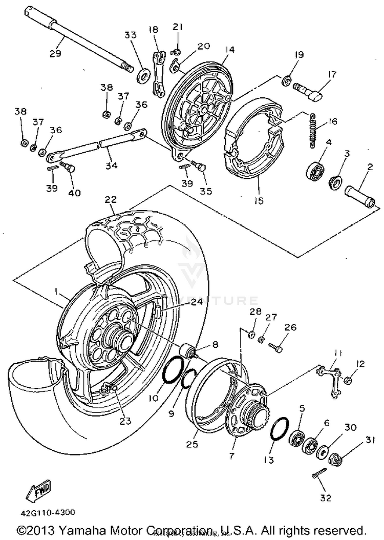 Rear Wheel Schematic