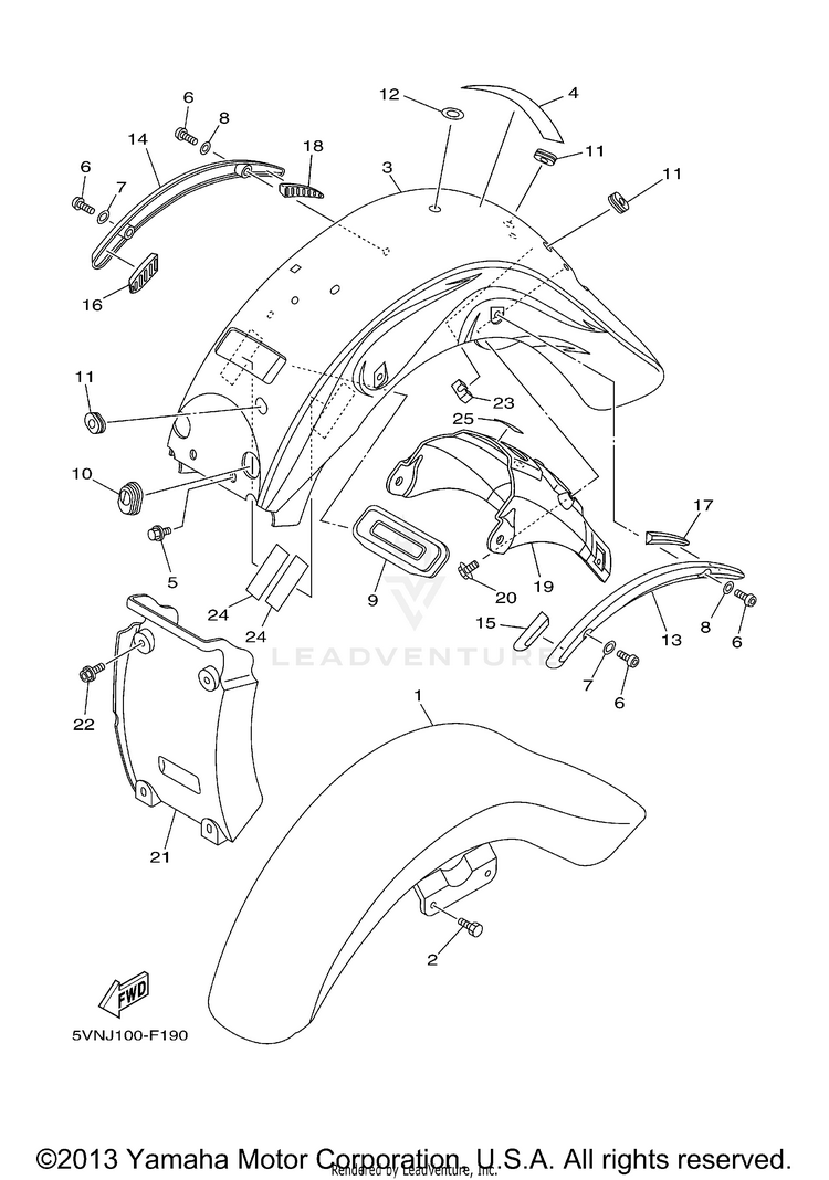 Fender ROAD STAR CA with flames - XV17AWWC-F - 2007 Schematic