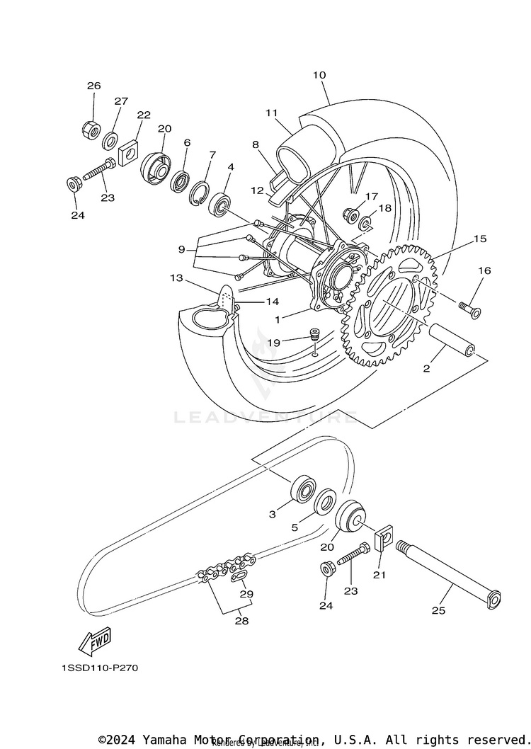 Rear Wheel Schematic