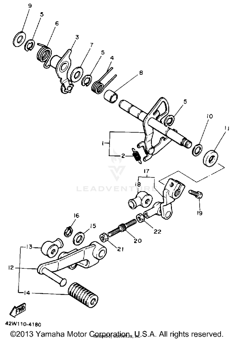 Shift Shaft Schematic