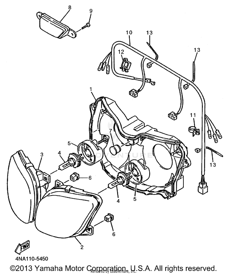 Headlight Schematic