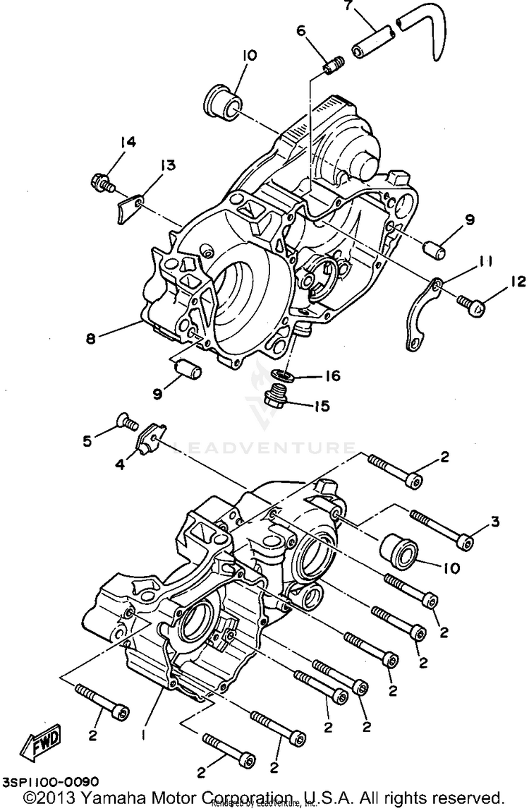 Crankcase Schematic