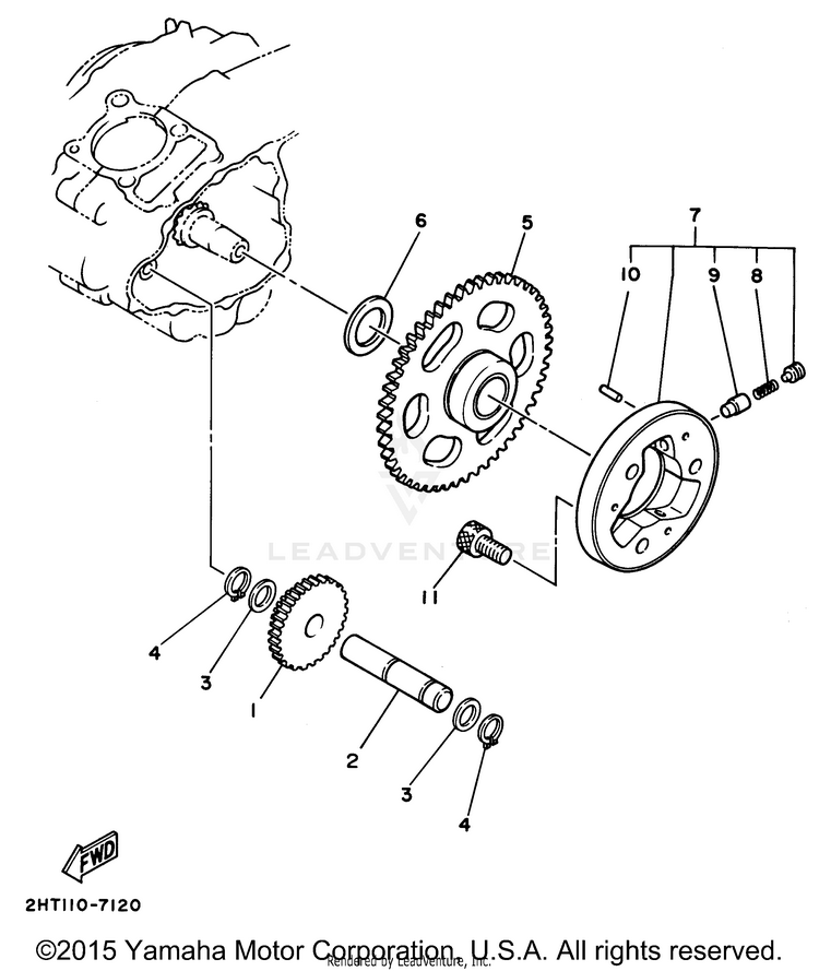 Starter Clutch Schematic