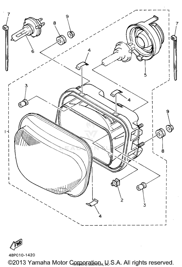 Headlight Schematic