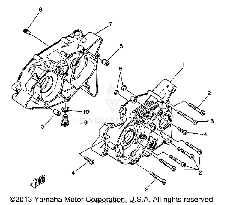 Crankcase Schematic