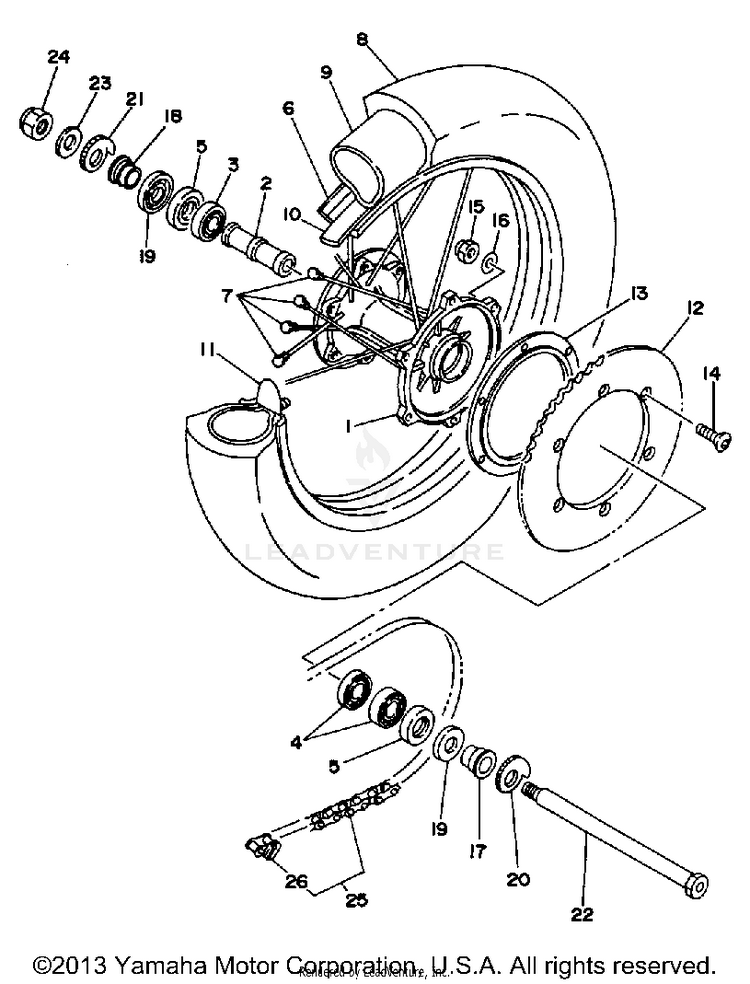 Rear Wheel Schematic