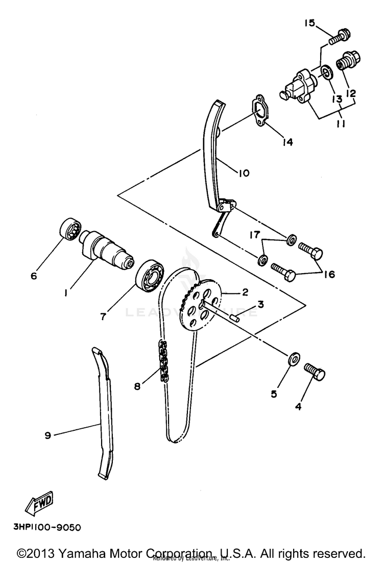 Camshaft Chain Schematic