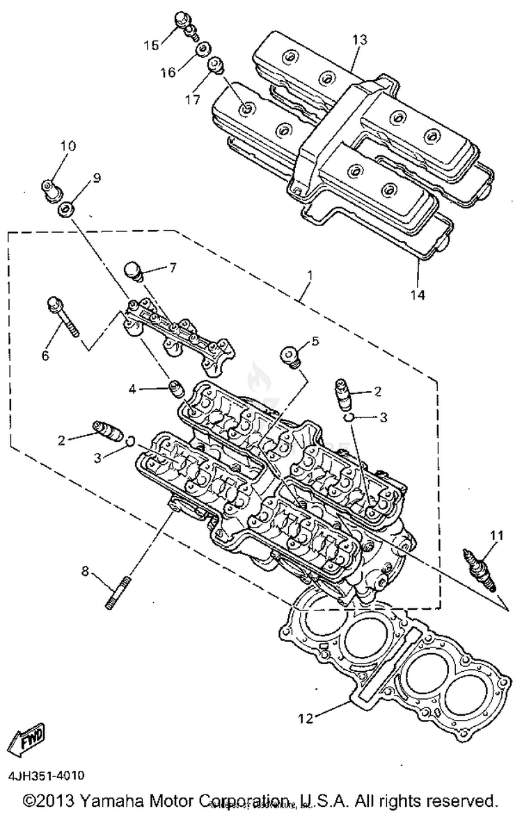 Cylinder Head Schematic