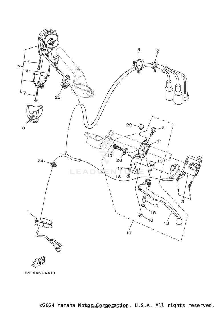 Handle Switch Lever Schematic