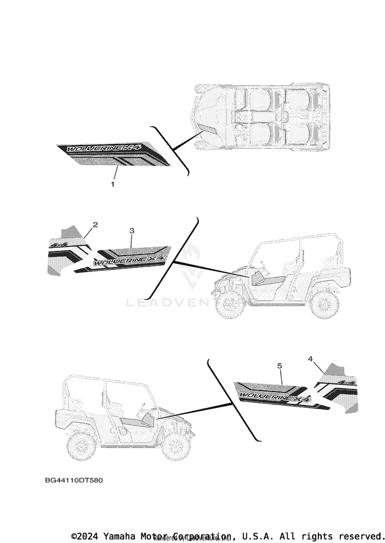 Graphics WOLVERINE X4 - YXF85WPXJD - 2018 Schematic