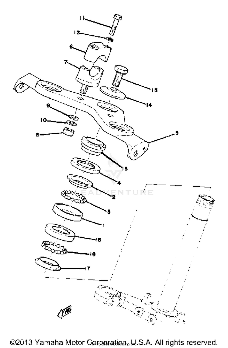 Steering GT80C - 1976 Schematic