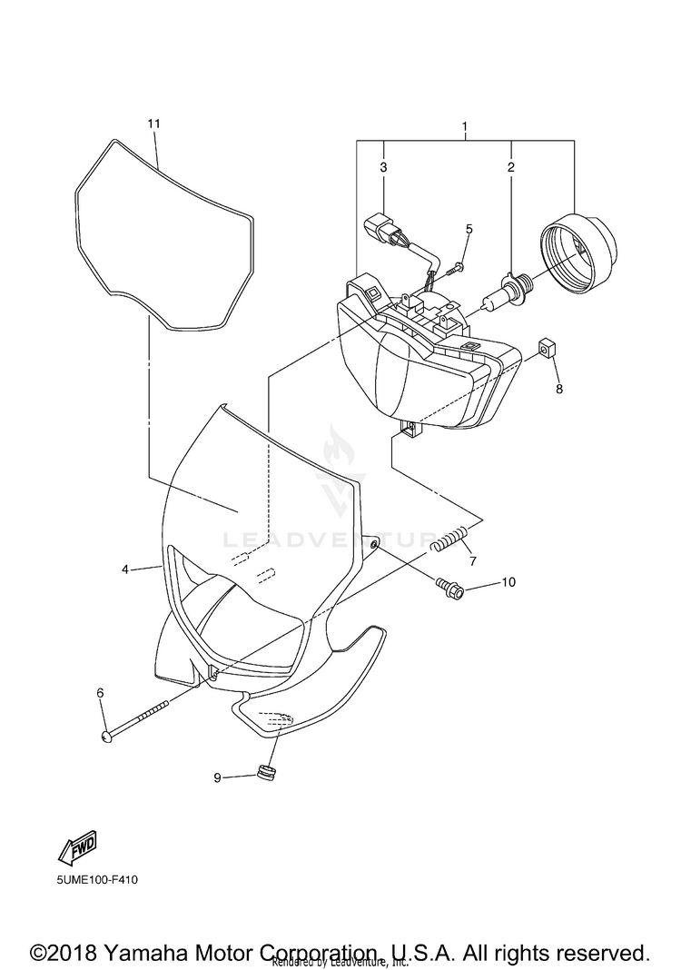 Headlight Schematic