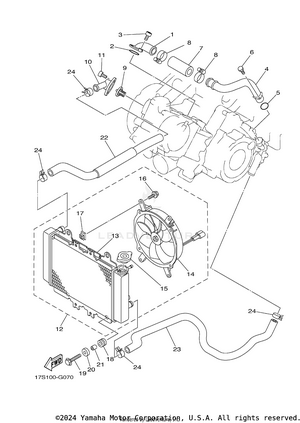 Radiator Hose Schematic