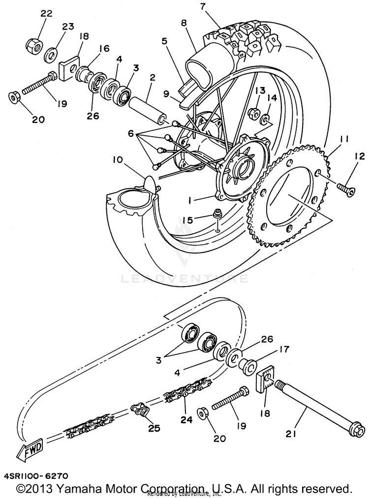 Rear Wheel Schematic