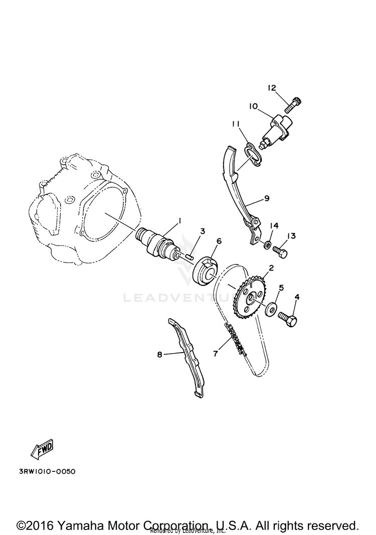 Camshaft Chain Schematic
