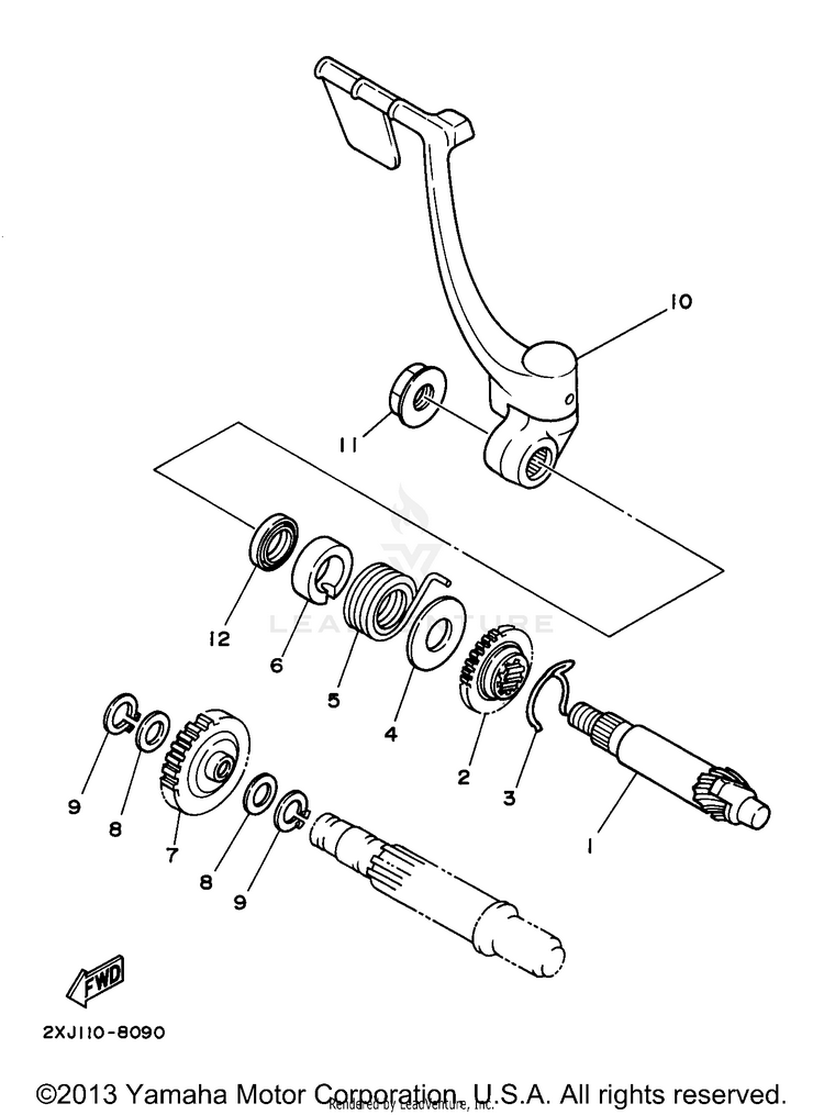 Starter Clutch Schematic