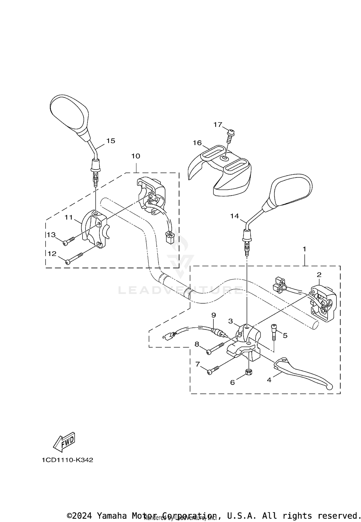 HANDLE SWITCH LEVER