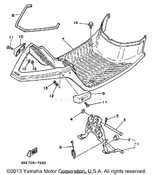 Stand-footrest Schematic