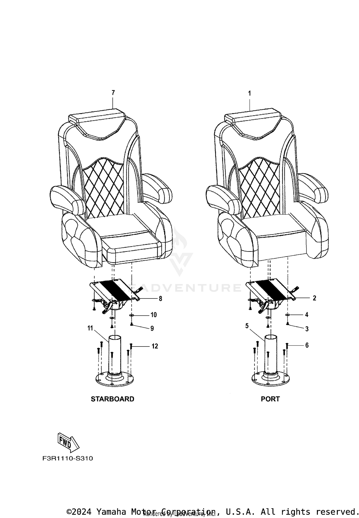 SWIVEL SEAT