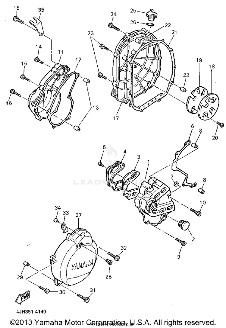 Crankcase Cover 1 Schematic