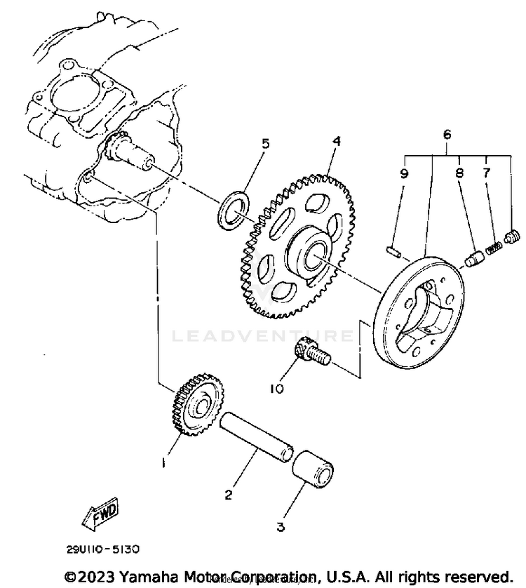 Starter Clutch Schematic