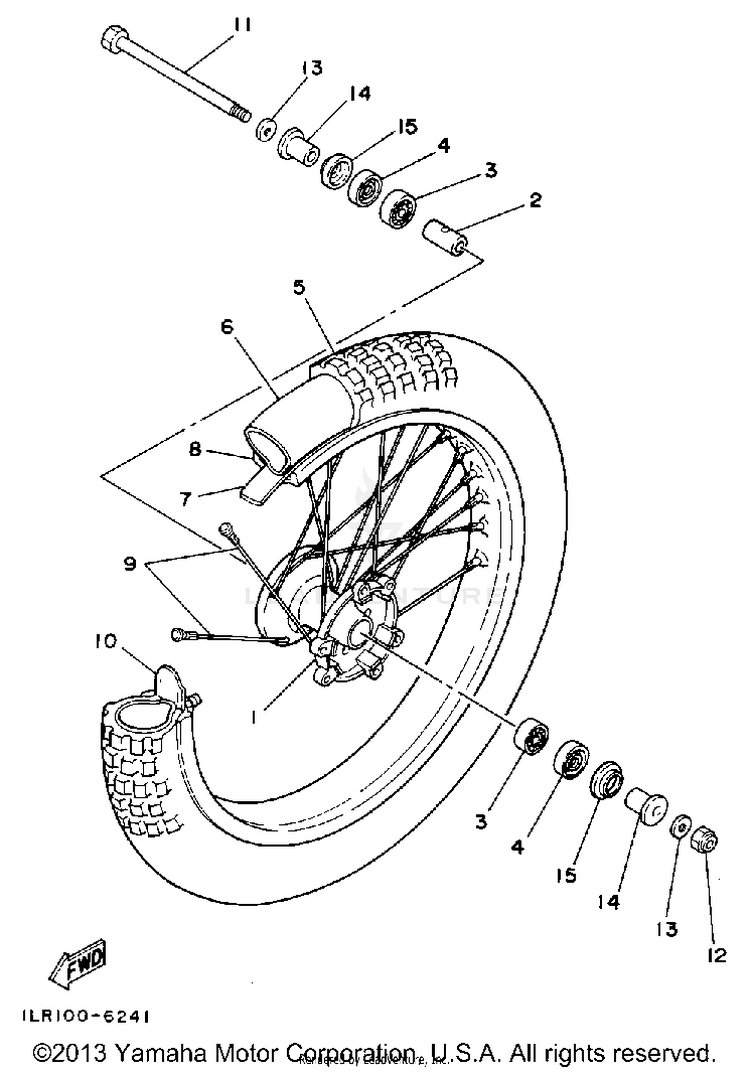 Front Wheel Schematic