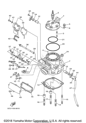 Cylinder Head Schematic