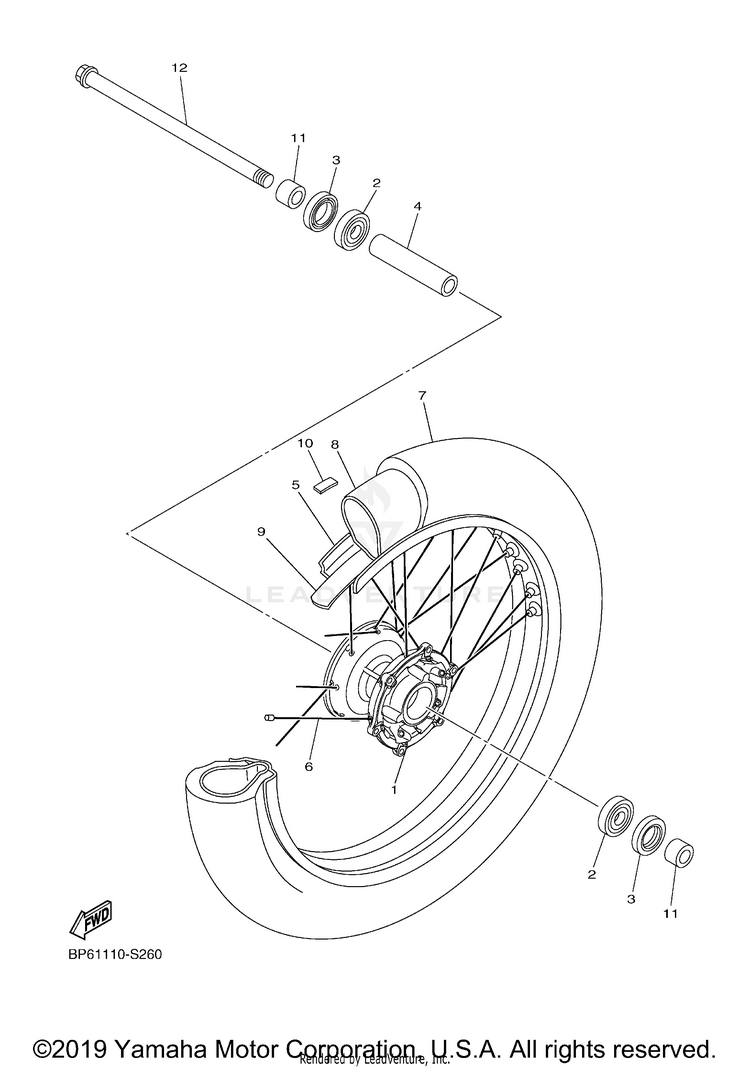 Front Wheel Schematic