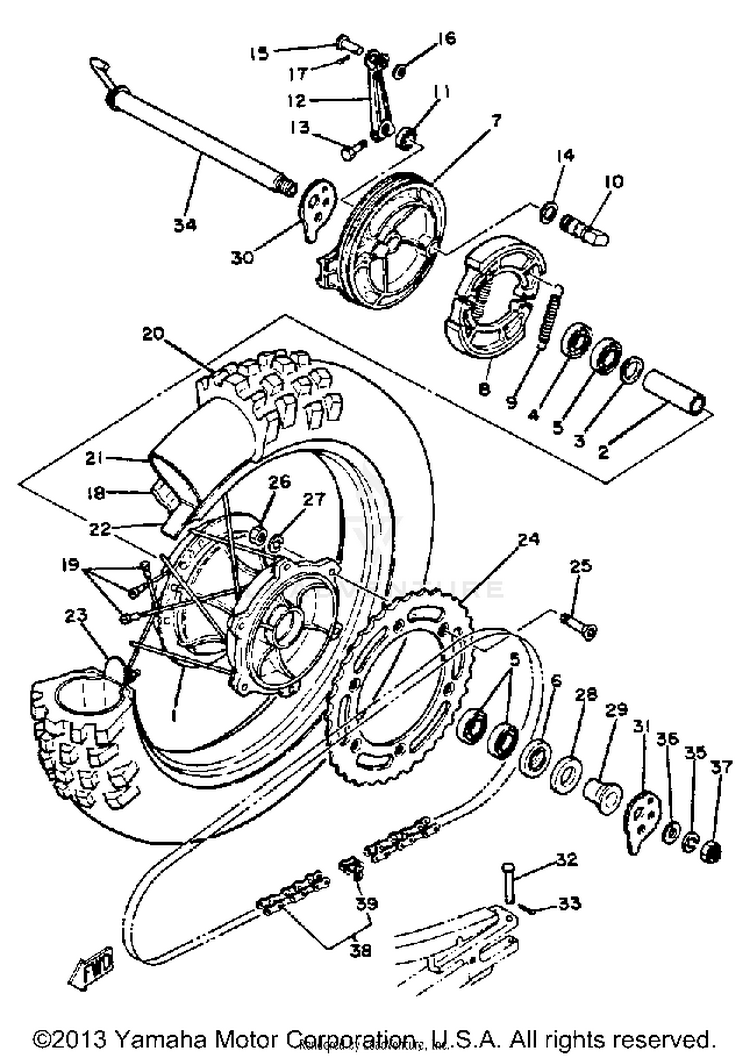 Rear Wheel Schematic