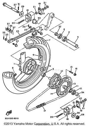 Rear Wheel Schematic