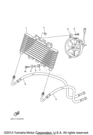 Oil Cooler Schematic