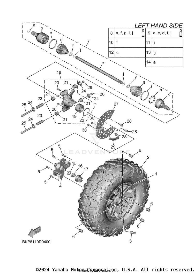 Rear Wheel Schematic