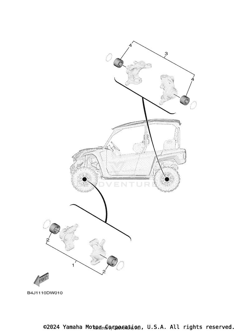 2 Maintenance Parts Kit WOLVERINE RMAX 2 - YXE10WPAMS - 2021 Schematic