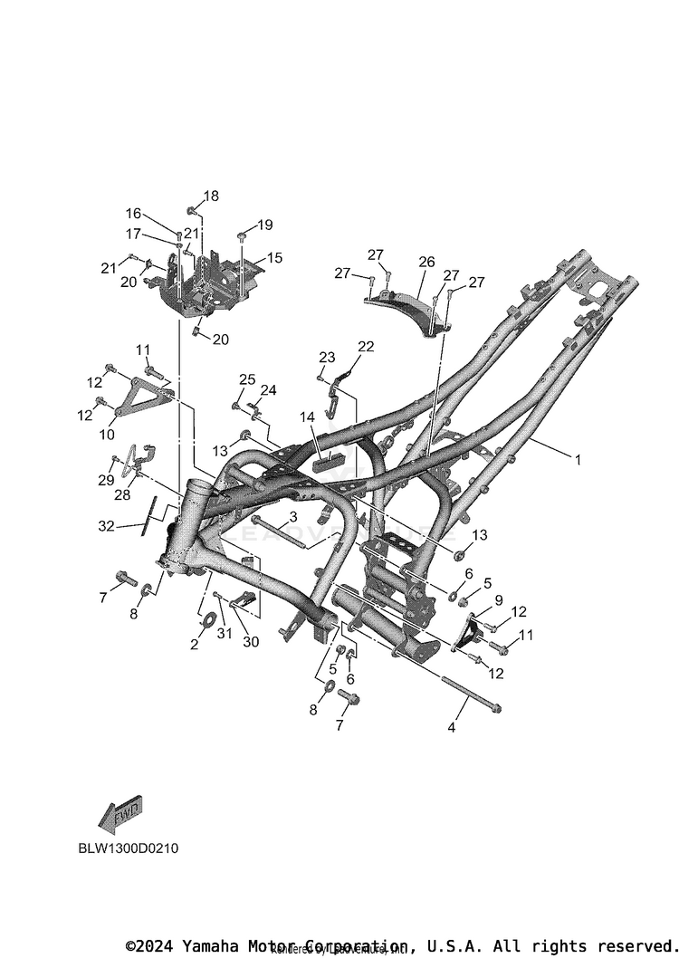 Frame MT07 - MT07TCB - 2026 Schematic