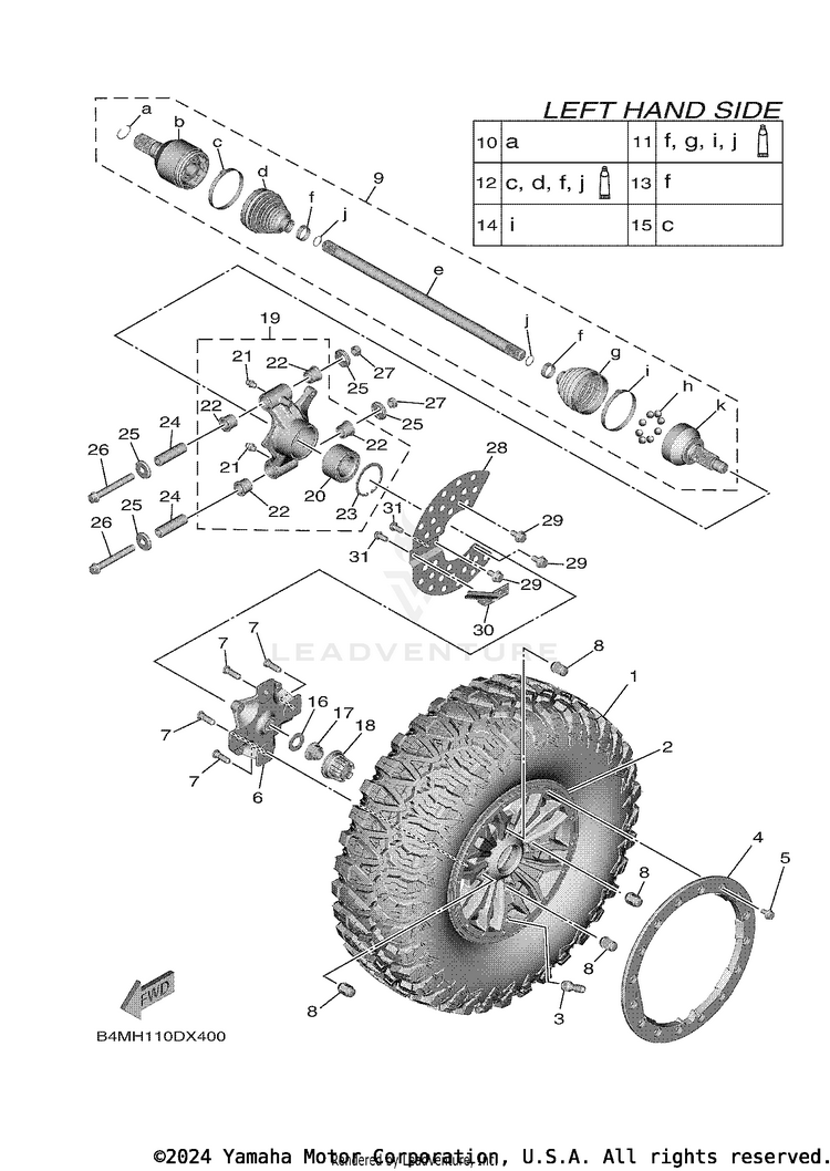 Rear Wheel Schematic